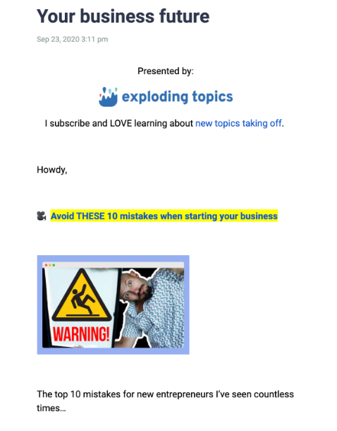 Smart page example